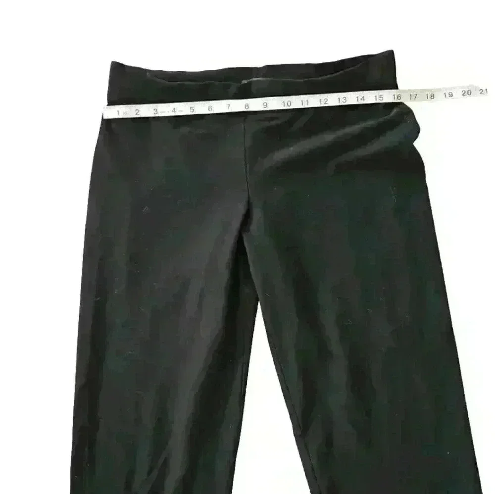 Eileen Fisher Womens Black Stretch Crepe Slim Ankle Pants PM